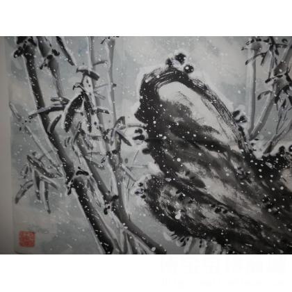 熊飞 雪竿 类别: 当代水墨画